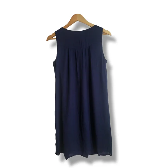 🌿Westport Petites Womens Small Embroidered Sleeveless Lined Boho Dress🌻 - Picture 7 of 12